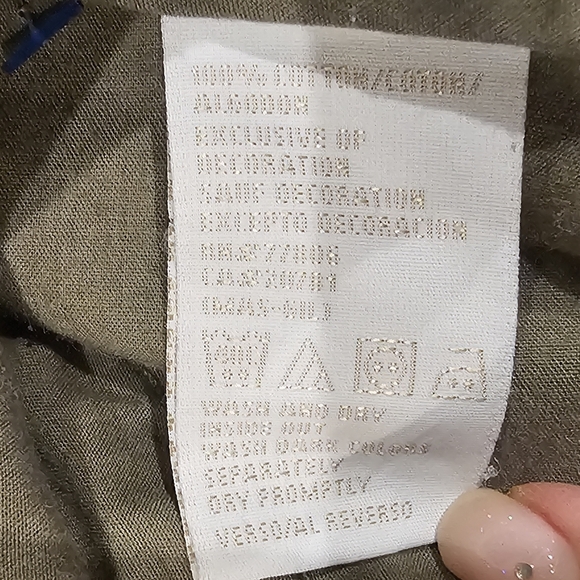 Tommy Hilfiger Olive Green Low Rise Cotton Pants Size 4 - Picture 4 of 7